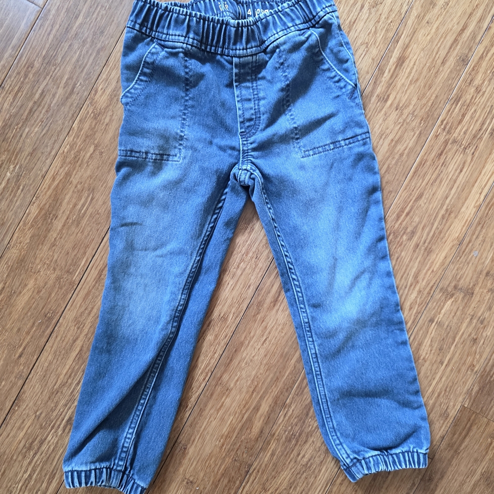 GAP Kids Blue Elastic Waist Jean Joggers